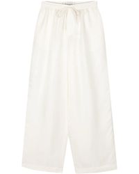 Rohe - Silk Wide-Leg Trousers - Lyst