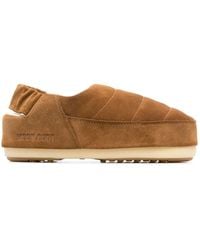Moon Boot - Evolution Suede Slippers - Lyst
