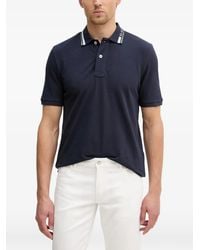 Blauer - Logo-Patch Short-Sleeve Polo Shirt - Lyst