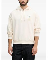 Lacoste - Hoodie À Patch Logo - Lyst