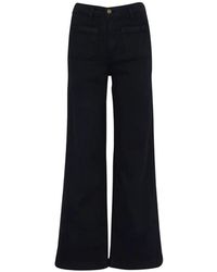 MAISON HOTEL - Giulietta Embroidered Wide-Leg Trousers - Lyst