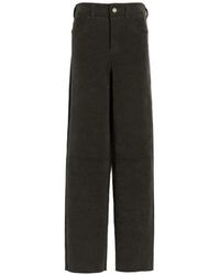 Barrie - Suede-Effect Trousers - Lyst