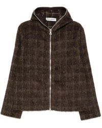 Our Legacy - Geruit Jack Met Capuchon - Lyst