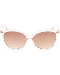 Calvin Klein - Lunettes De Soleil À Monture Papillon - Lyst