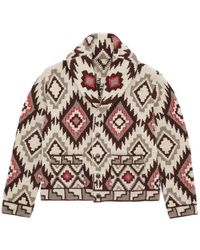 Fortela - Walter Patterned Cardigan - Lyst