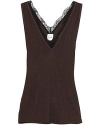 Nanushka - Siara V-Neck Tank Top - Lyst