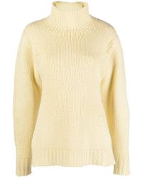 Jil Sander - Open Back High-Neck Jumper - Lyst
