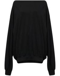 MM6 by Maison Margiela - Long-Sleeved Asymmetric Top - Lyst