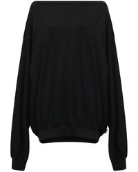 MM6 by Maison Margiela - Long-Sleeved Asymmetric Top - Lyst