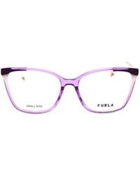 Furla - Cat-Eye Frame Glasses - Lyst