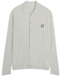 Maison Kitsuné - Fox Head Geribbeld Vest - Lyst