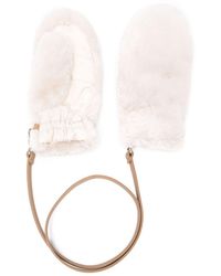 Peserico - Faux-fur Mittens - Lyst