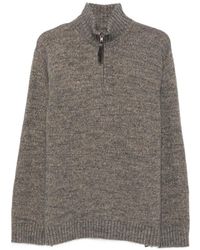 Maison Margiela - Quarter-Zip Knitted Sweater - Lyst