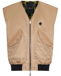 John Richmond - Flap-Pocket Zip-Up Gilet - Lyst