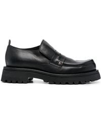 Moma - Mocassino Penny-slot Leather Loafers - Lyst