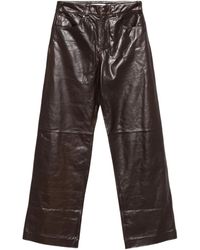 Entire studios - Leather Trousers - Lyst