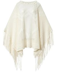 Isabel Marant - Metilia Crochet Fringed Cape - Lyst