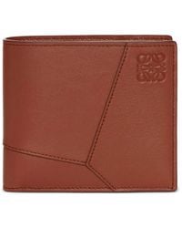Loewe - Puzzle Portemonnee Met Logo-Reliëf - Lyst