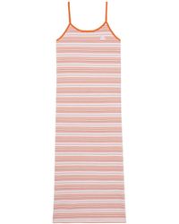 Chocoolate - Striped Midi Dress - Lyst