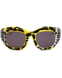 Kuboraum - B2 Pop-Grotesque Square-Frame Sunglasses - Lyst