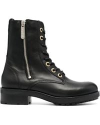 Tommy Hilfiger - 40Mm Zip-Up Biker Boots - Lyst