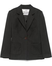 Vivienne Westwood - Blazer de lana con doble botonadura - Lyst