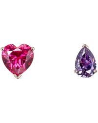 Anabela Chan - 14K Rose And 18K Vermeil Love & Tears Ruby And Amethyst Earrings - Lyst