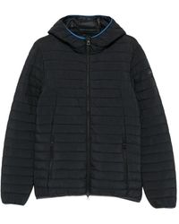 Piquadro - Quilted Hooded Jacket - Lyst