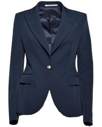 Tagliatore - Peak-Lapel Single-Button Blazer - Lyst