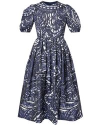 Erdem - パフスリーブ ドレス - Lyst