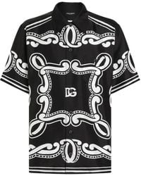 Dolce & Gabbana - Seidenhemd Bandana-Print - Lyst