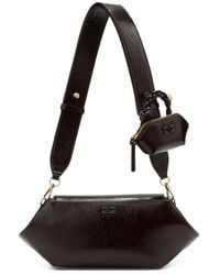 Ganni - Bou East/West Shine Shoulder Bag - Lyst