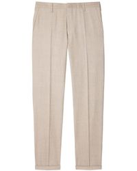 Paul Smith - Slim-Fit Overdyed Wool-Cashmere Flannel Trousers - Lyst