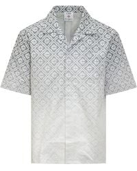 CASABLANCA - Chemise À Imprimé Monogrammé - Lyst
