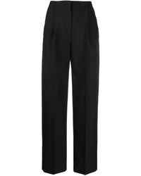 Lardini - High-waisted Tailored Trousers - Lyst