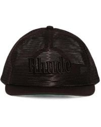 Rhude - Logo-Embroidered Mesh Cap - Lyst