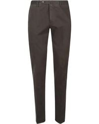 PT Torino - Cotton Straight-Leg Trousers - Lyst