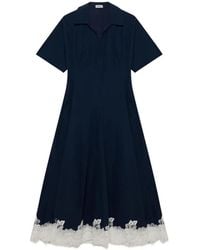 Jonathan Simkhai - Robe Mi-Longue Nerris Bordée De Dentelle - Lyst