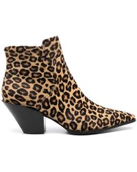 Roberto Festa - Frediana Leopard-Print 65Mm Boots - Lyst