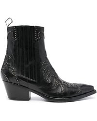 Sartore - 45mm Stud-detail Leather Boots - Lyst