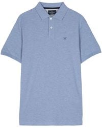 Hackett - Logo Embroidered Polo Shirt - Lyst