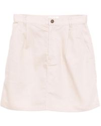 To b. by agnès b. - Logo-Embroidered Mini Skirt - Lyst