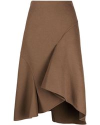 JNBY - High-waisted Asymmetric Skirt - Lyst