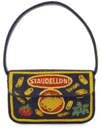 STAUD - Sac Porté Épaule Tommy À Perles - Lyst