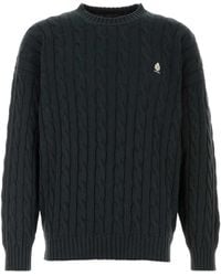 Prada - Pullover Mit Logo-Patch - Lyst