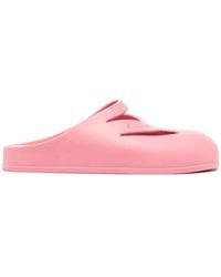 Bally - Round-Toe Flat Slides - Lyst