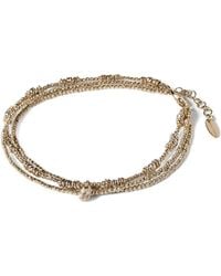 Brunello Cucinelli - Sterlingsilber-Fußkette - Lyst