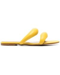 Gianvito Rossi - Padded Slip-On Sandals - Lyst