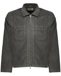 Officine Generale - Corduroy Zip-Up Jacket - Lyst