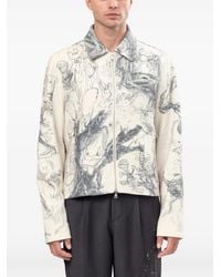 DOMREBEL - Drawings Sketch-Print Jacket - Lyst